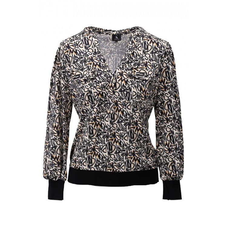 K-Design Top X132 met Tekstprint